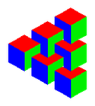 6 cubes