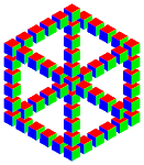 Six penrose triangle