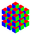 Infinite Reverse Penrose cube